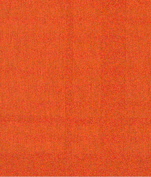 Jacquard Cuadros Naranja